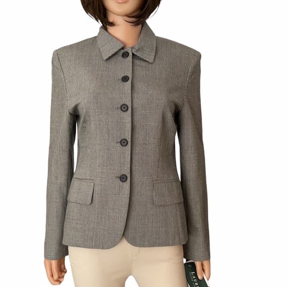 NWT Lauren Ralph Lauren plaid blazer